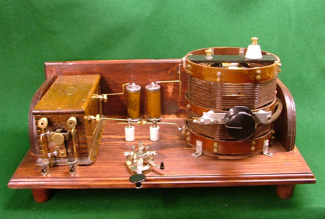 An example of the spark gap transmitters I have built over the years--Not for Sale