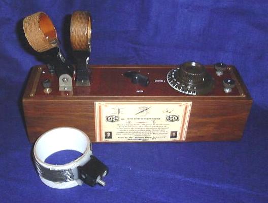 The Variwave Model,Broadcast and Shortwave radio, 2 bands, plug in coils, Sold.